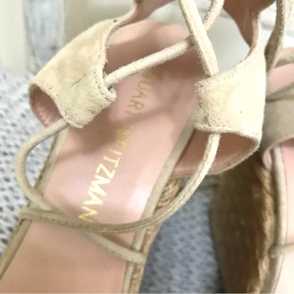 Stuart Weizman Embellished Platform Espadrille - Picture 14 of 16